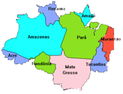 Map Brasil Amazonia
