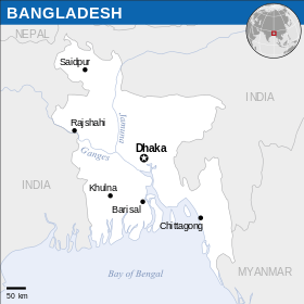 Map Bangladesh