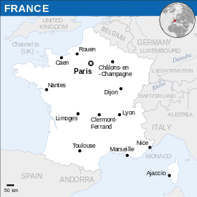 Map France