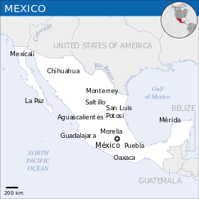 Map Mexico