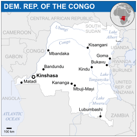 Map RDCongo