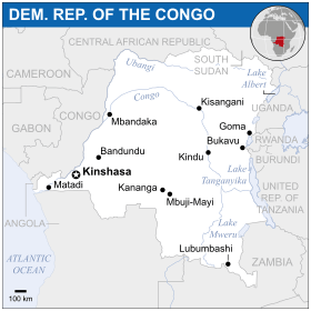 congo Map RDCongo