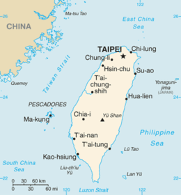 Map Taiwan