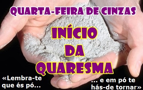 quarta feira cinzas
