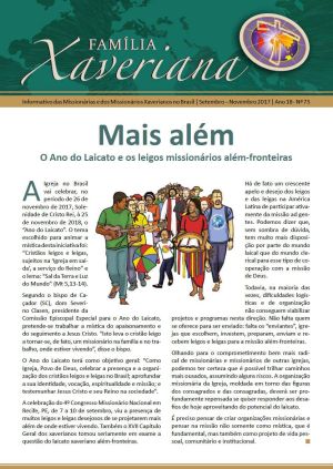 Mais al&eacute;m. O Ano do Laicato e os leigos mission&aacute;rios al&eacute;m-fronteiras
